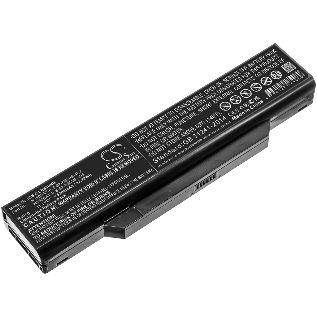Akkumulátorok Helyettesíti a N350BAT-9