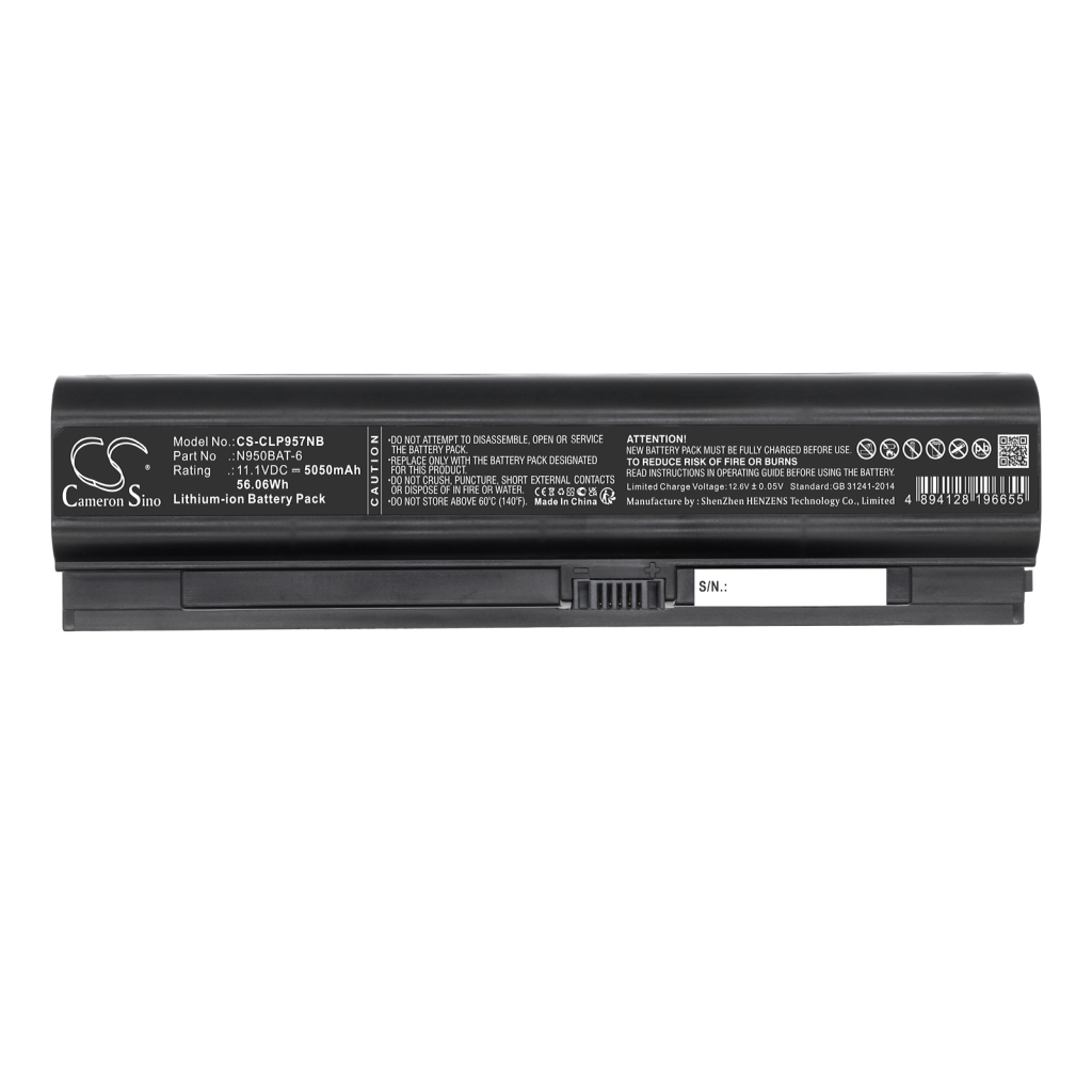 Akkumulátorok Helyettesíti a N950BAT-6