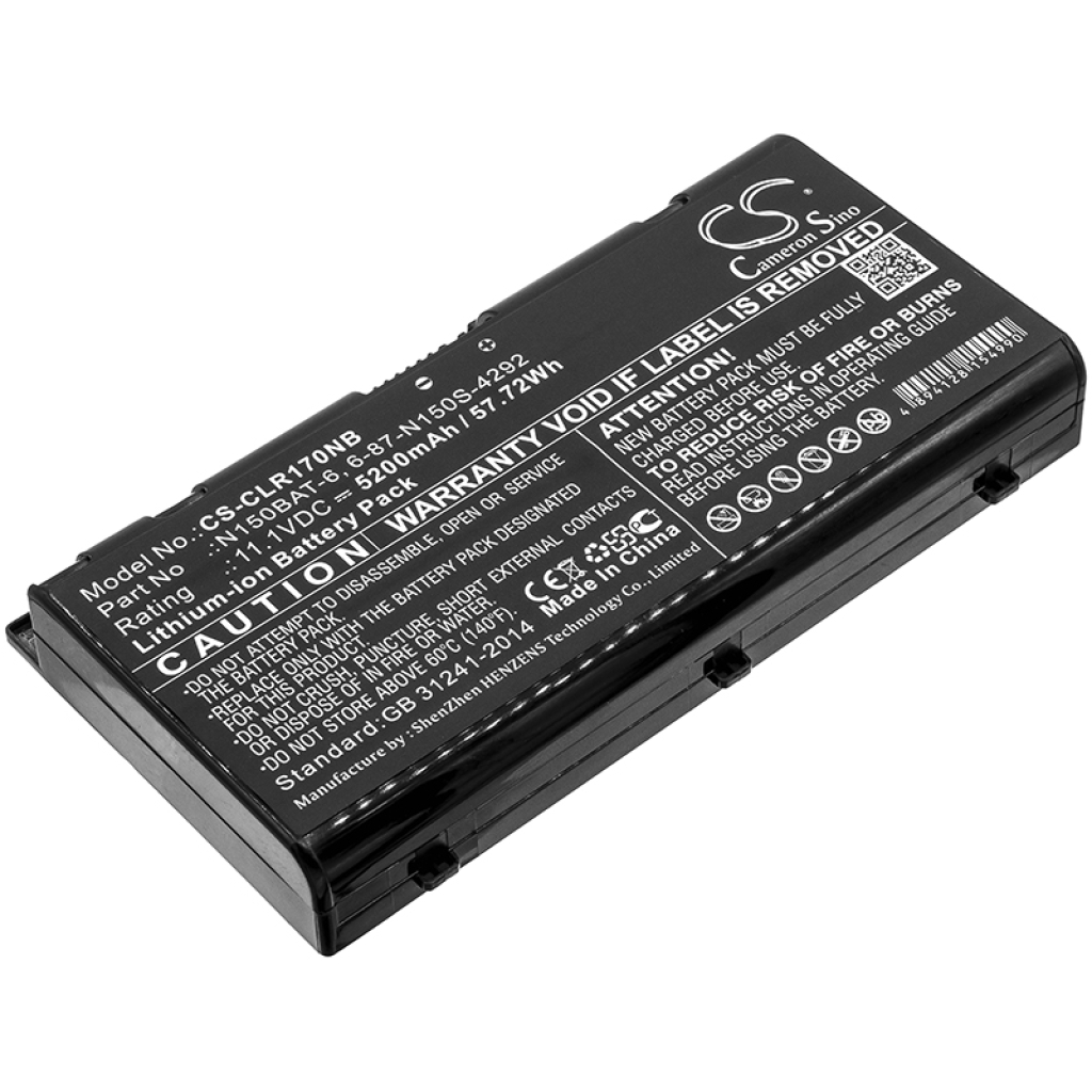 Akkumulátorok Helyettesíti a N150BAT-6