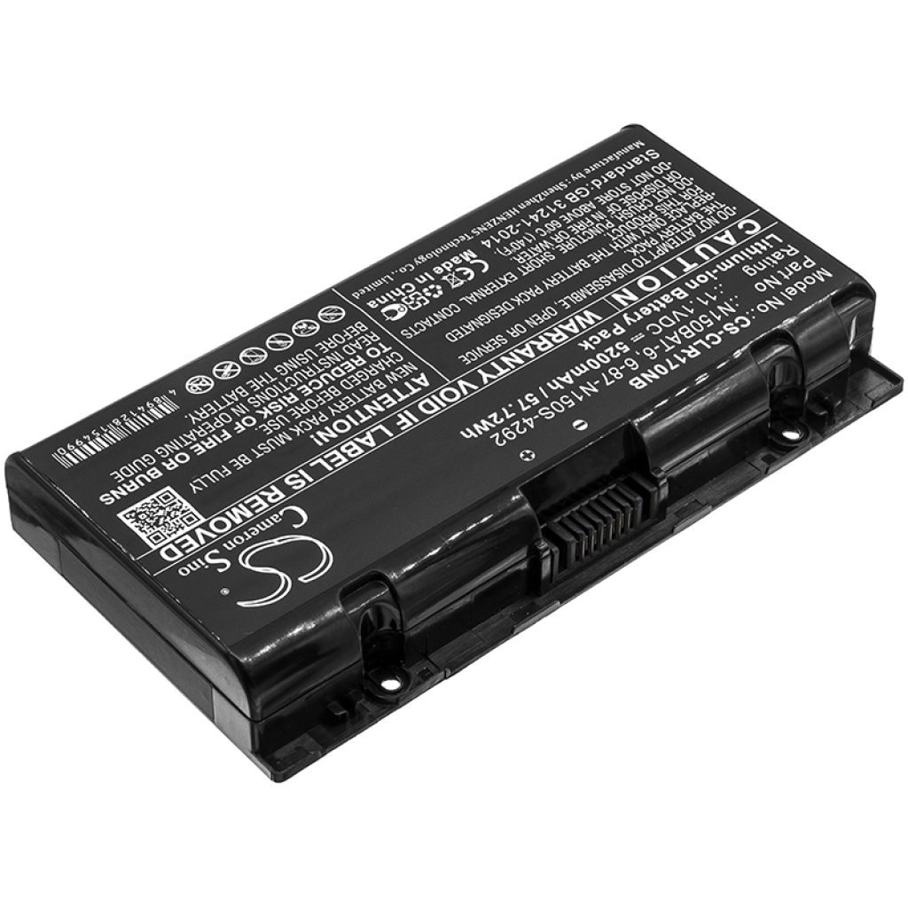 Akkumulátorok Helyettesíti a N150BAT-6