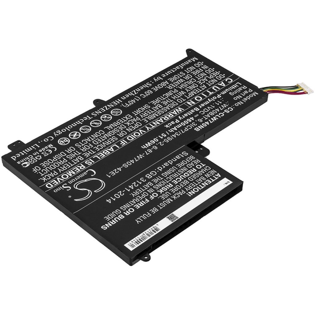 Akkumulátorok Helyettesíti a W740BAT-6