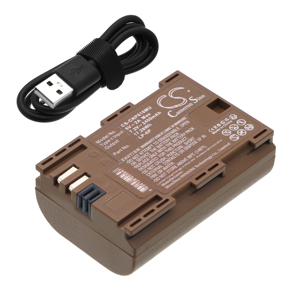 Akkumulátorok Helyettesíti a LP-E6