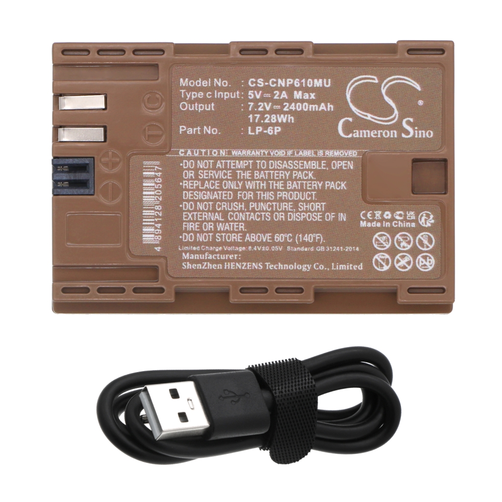 Akkumulátorok Helyettesíti a LP-E6