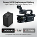 Akkumulátorok kompatibilis a következőkkel Canon LEGRIA FS20 FS200 FS21 CS-CNP828MC
