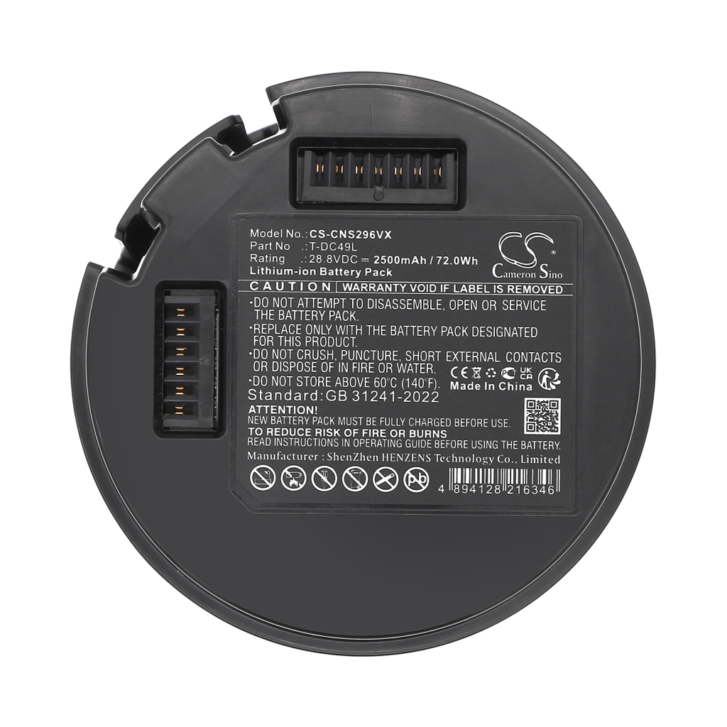 Akkumulátor Helyettesíti a T-DC49L-SAM