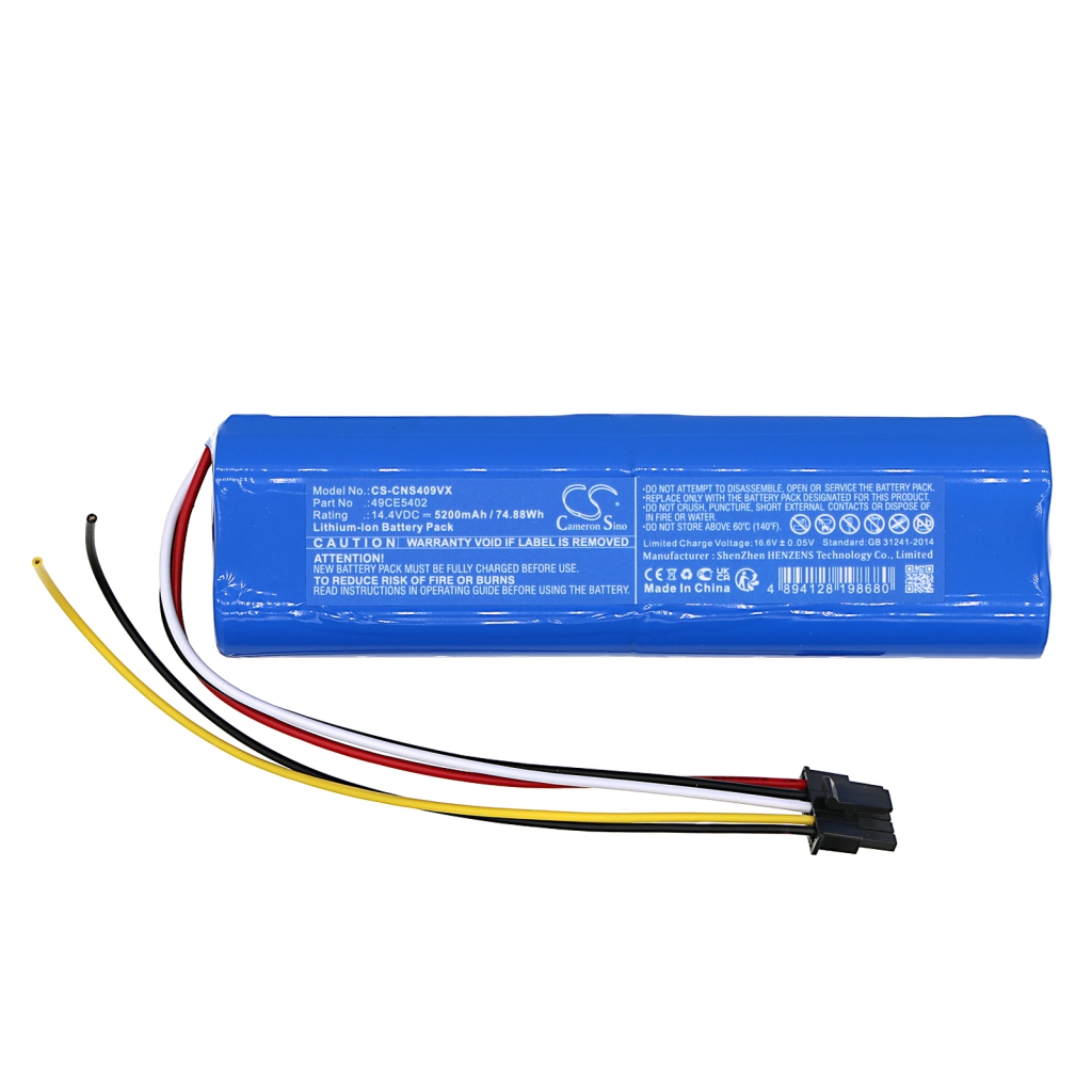 Kompatibilis akkumulátor csere Cecotec 49CE5402,80694