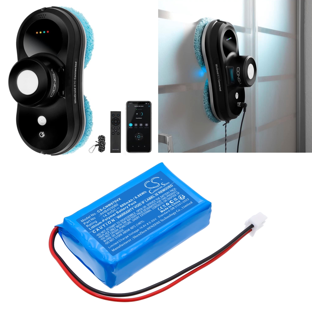 Porszívó akkumulátorok Cecotec CS-CNW870VX