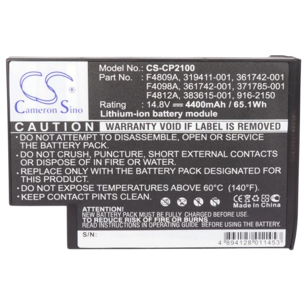 Battery Replaces F4809A