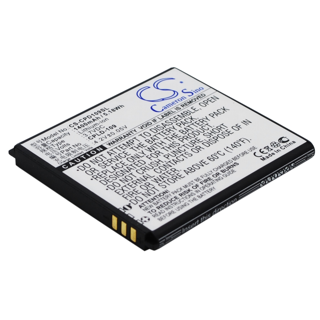 Kompatibilis akkumulátor csere Coolpad CPLD-109