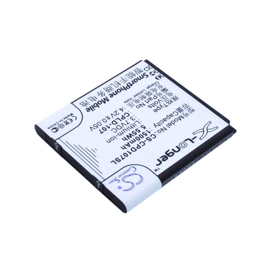 Kompatibilis akkumulátor csere Coolpad CPLD-107