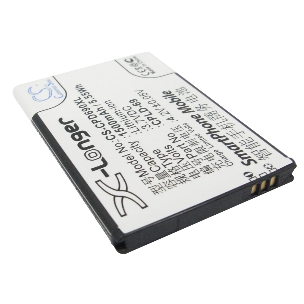 Akkumulátor kompatibilis a következőkkel Coolpad CS-CPD690XL