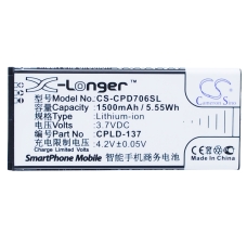 Kompatibilis akkumulátor csere Coolpad CPLD-137