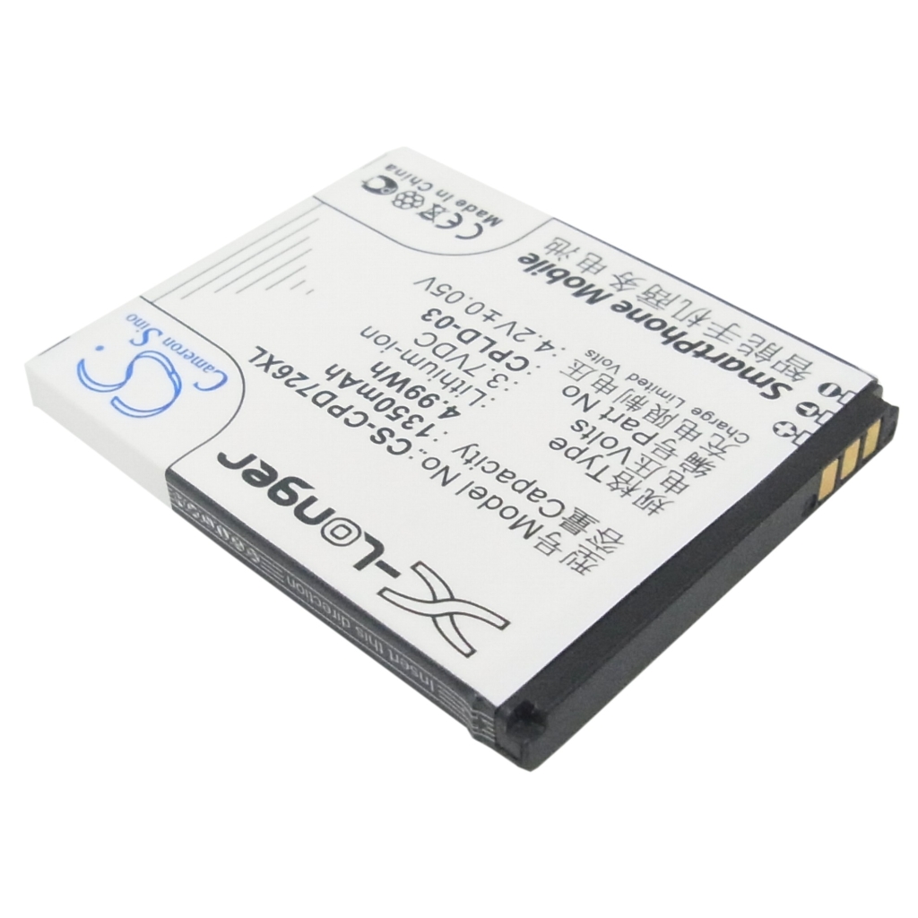 CS-CPD726XL angled view with 3 gold pogo-pin contacts on bottom edge