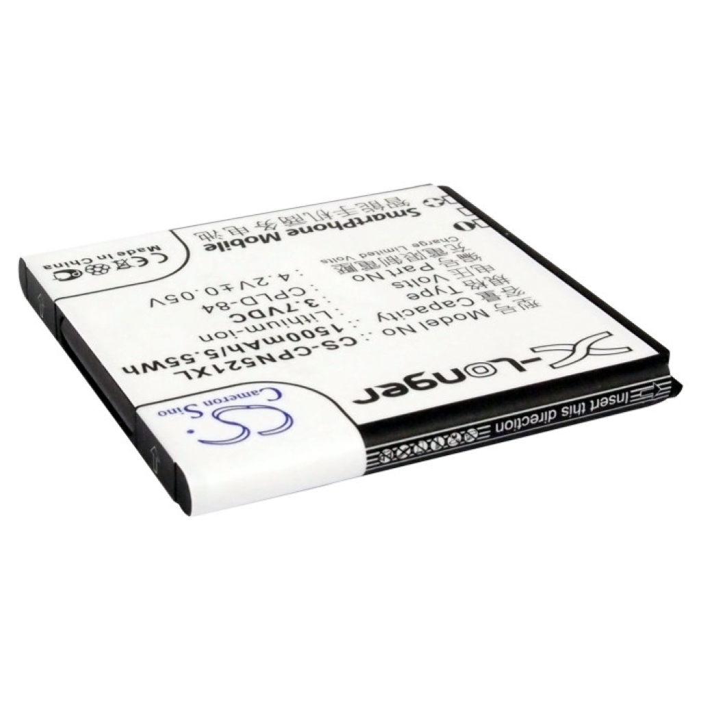 Akkumulátor kompatibilis a következőkkel Coolpad CS-CPN521XL