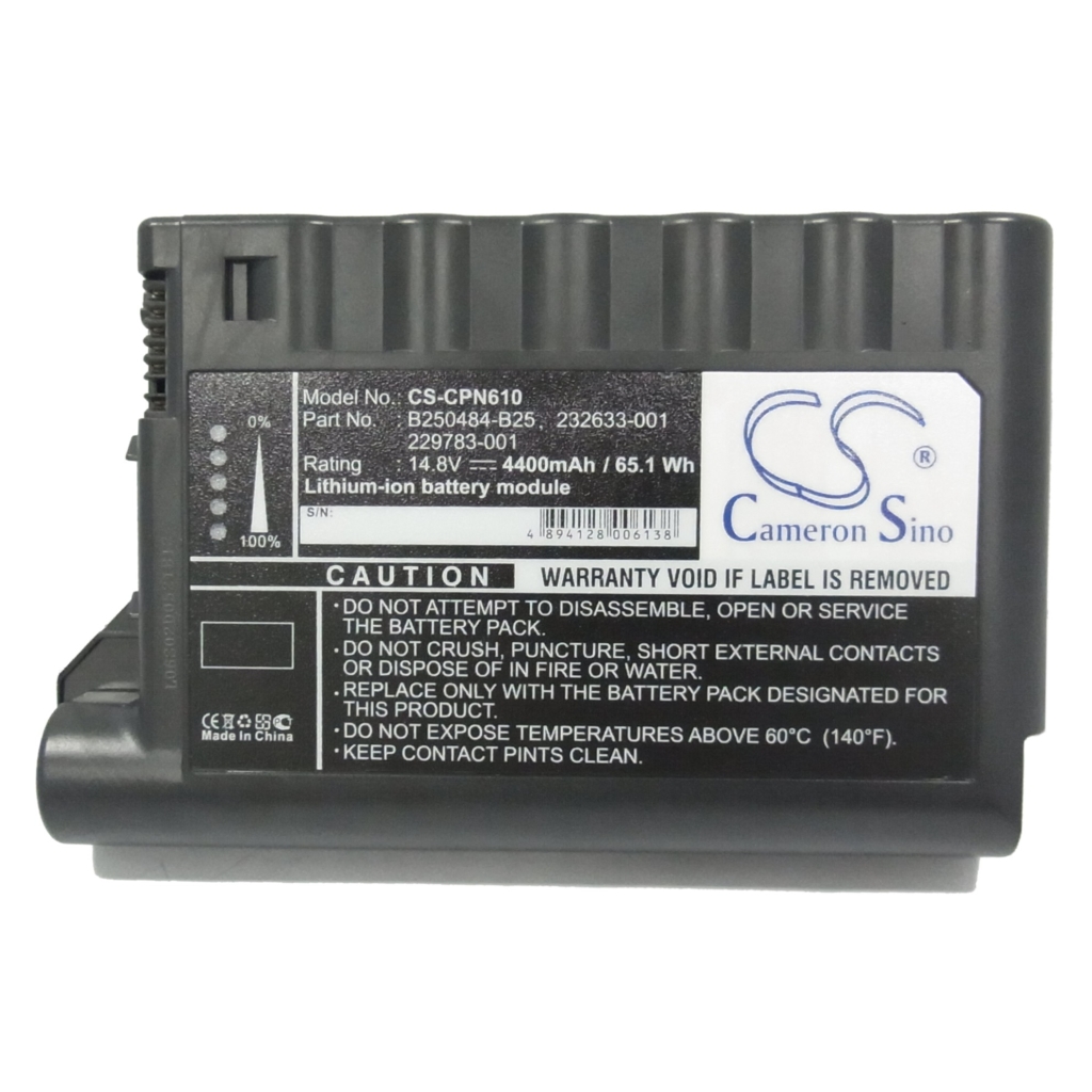 Akkumulátor kompatibilis a következőkkel Compaq CS-CPN610