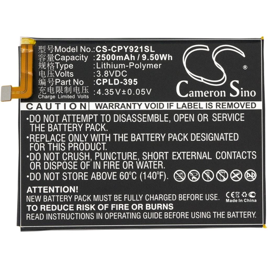 Kompatibilis akkumulátor csere Coolpad CPLD-395