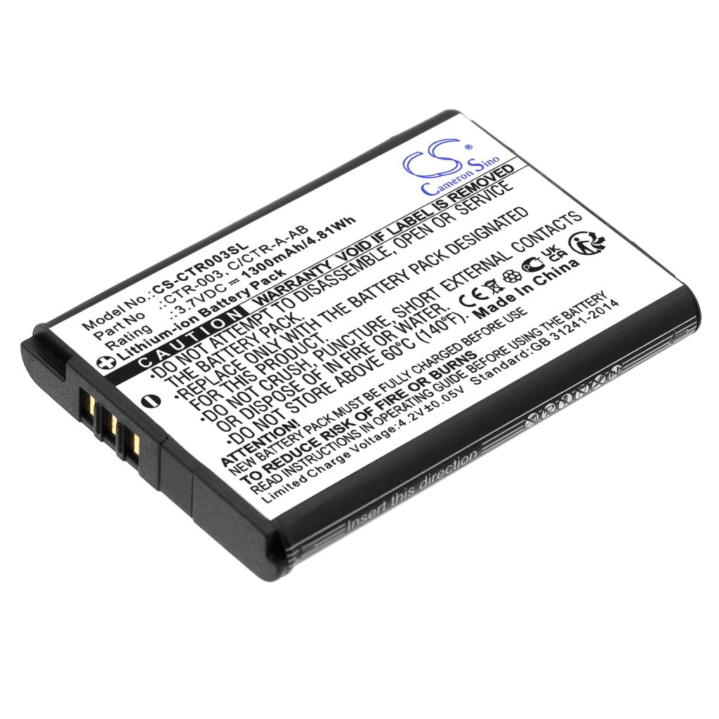 Akkumulátorok Elemek játékkonzolokhoz CS-CTR003SL