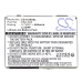 Camera Battery Siemens CS-CX65SL
