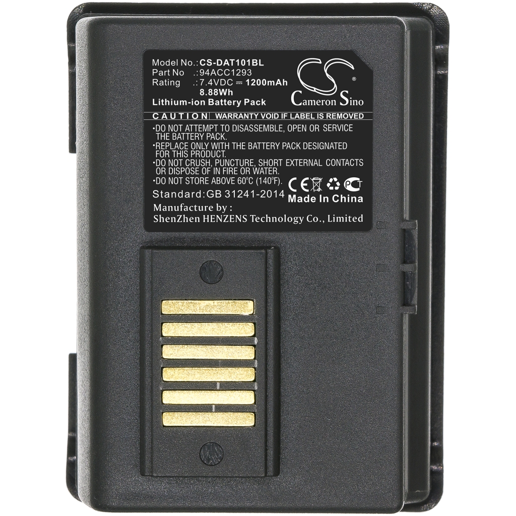Kompatibilis akkumulátor csere Datalogic 700165400,94ACC1293,94ACC1294