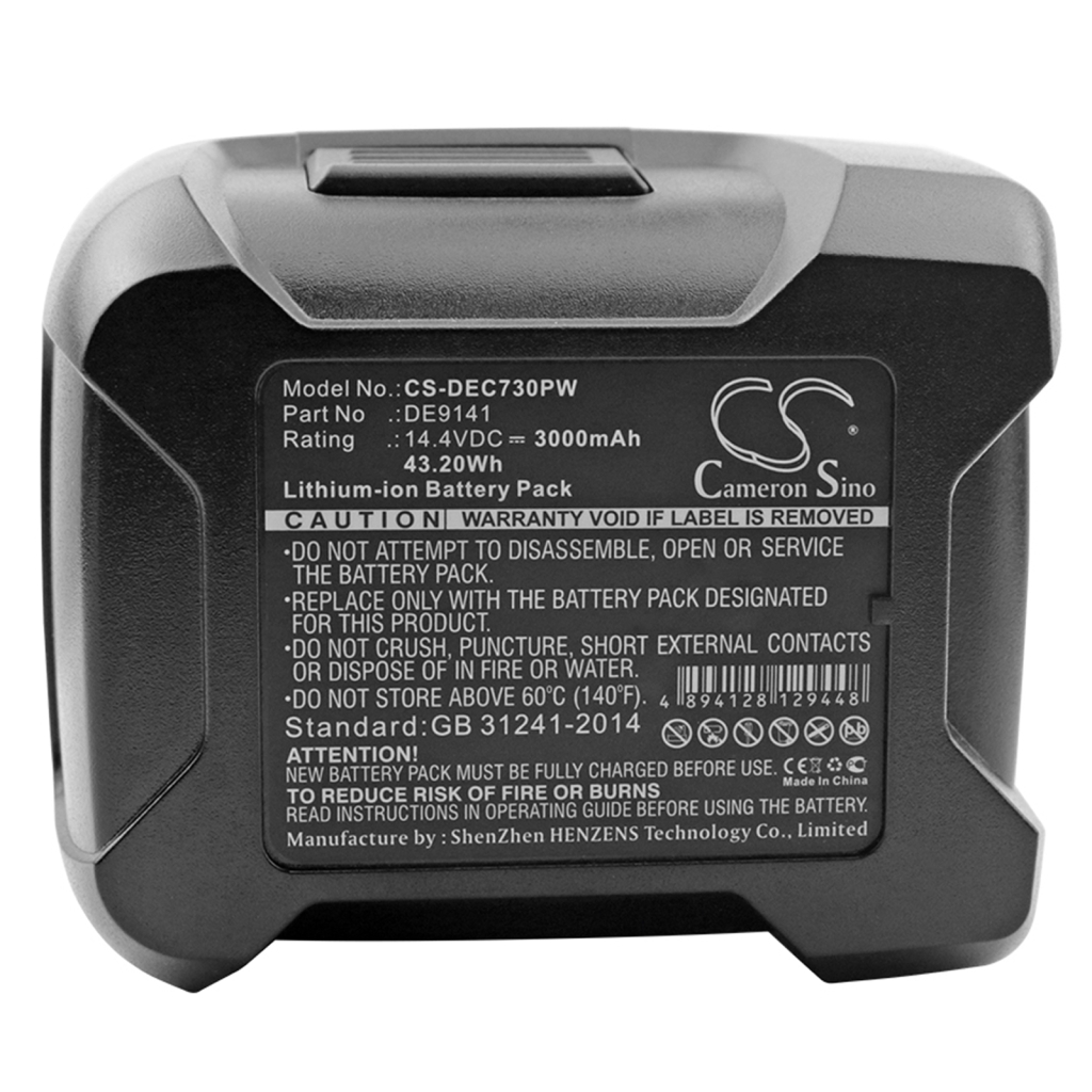 Kompatibilis akkumulátor csere DeWalt DE9141
