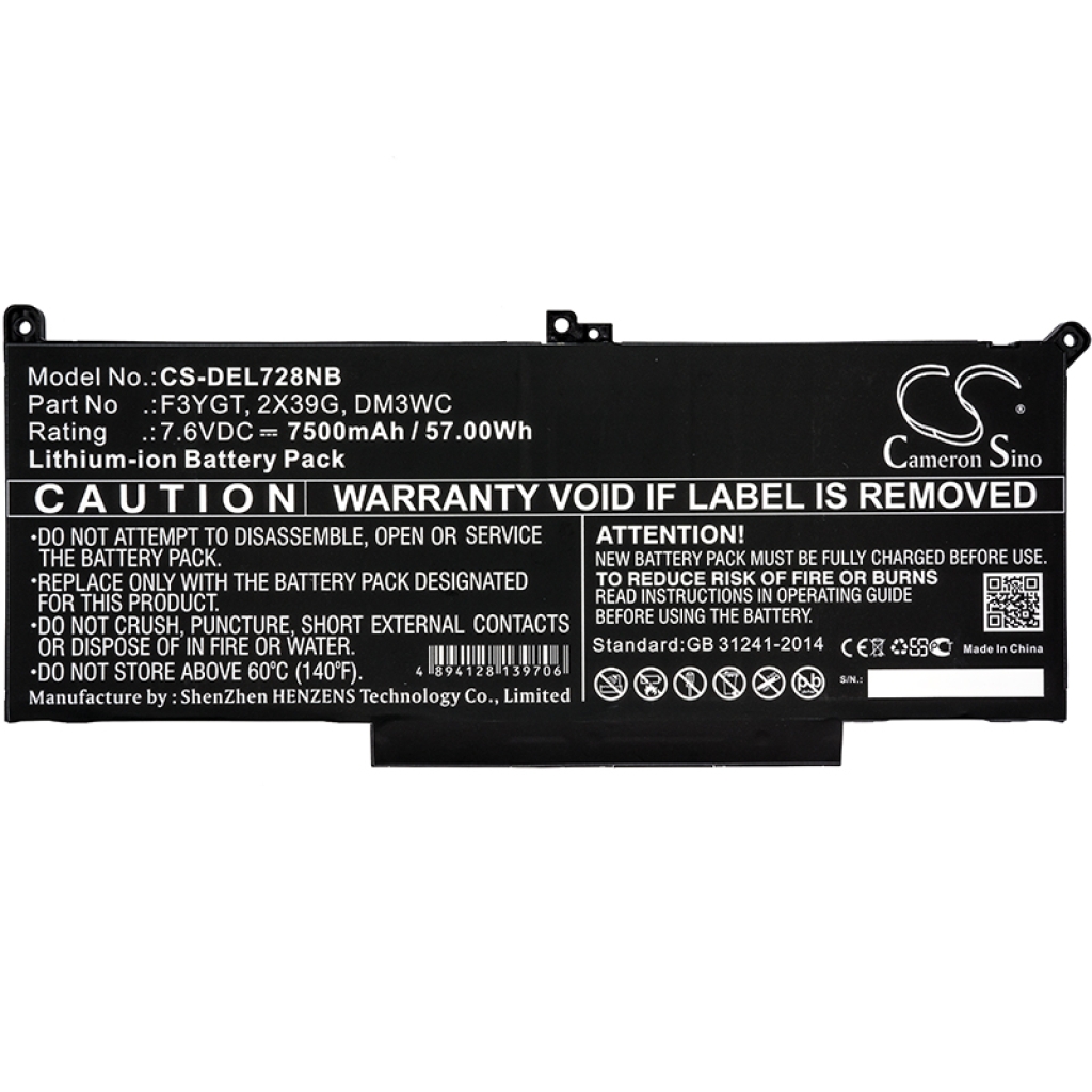 Notebook battery DELL Latitude E7280