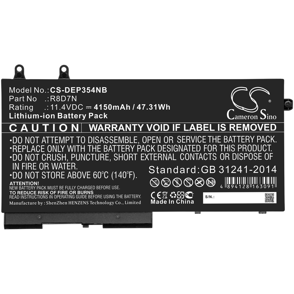 Battery Replaces R8D7N