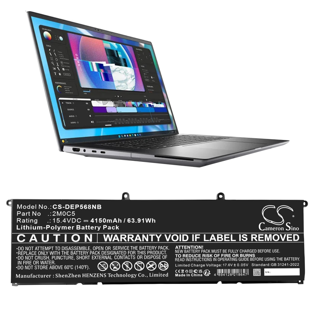 Laptop akkumulátorok DELL CS-DEP568NB