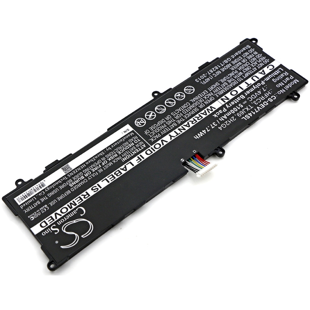 Akkumulátorok tablettákhoz DELL Venue 11 Pro 7140 Tablet (CS-DEV714SL)
