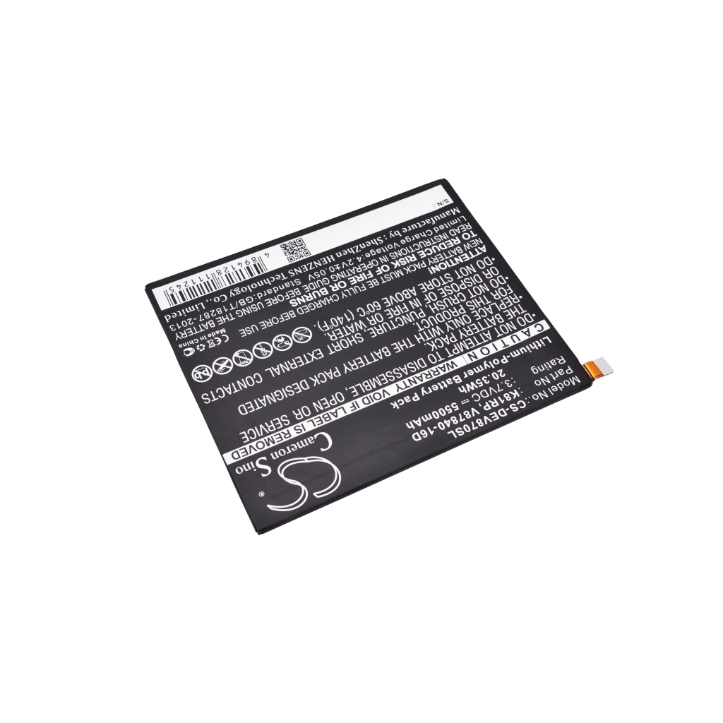 Akkumulátorok tablettákhoz DELL V87840-16D (CS-DEV870SL)