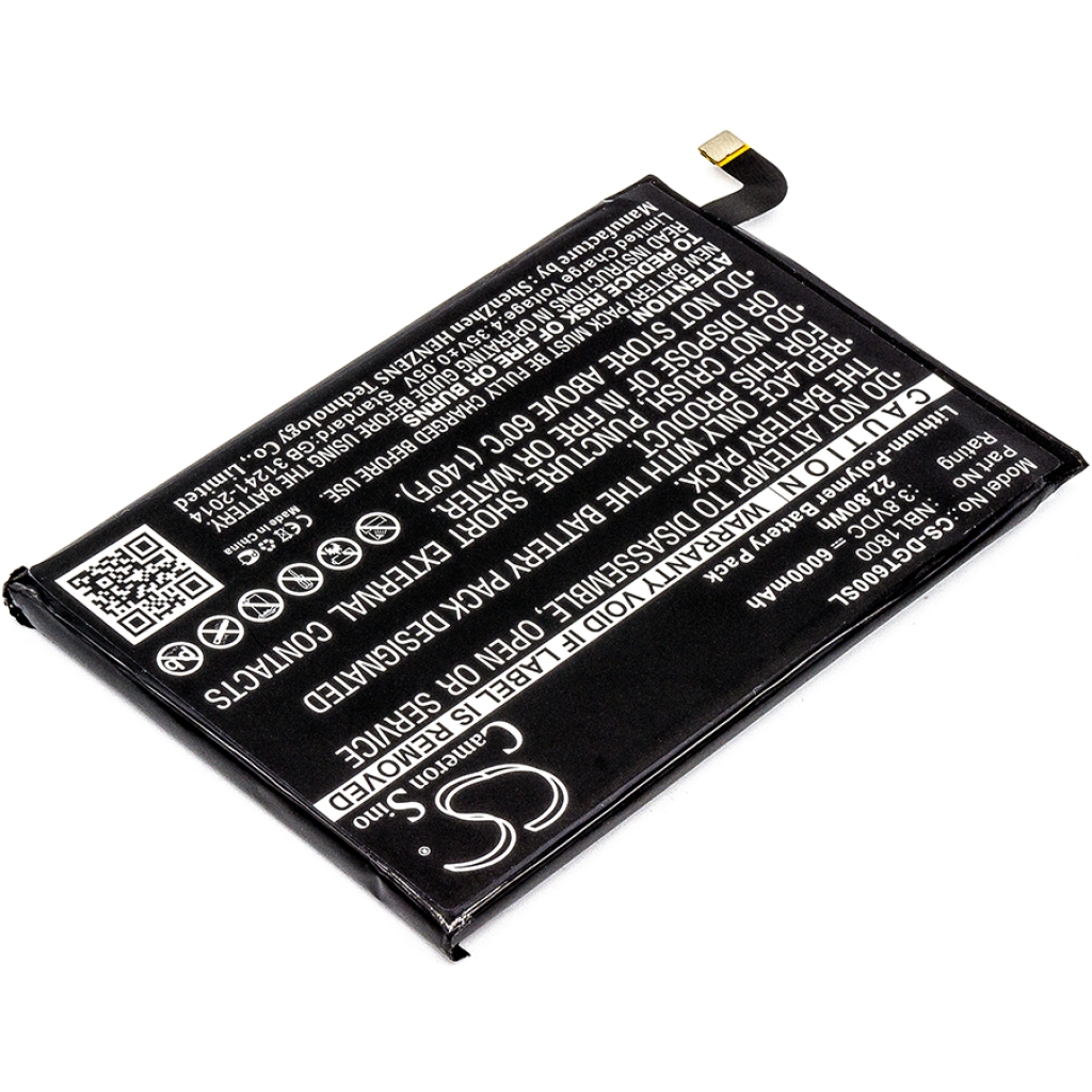 Kompatibilis akkumulátor csere Doogee NBL1800,T6