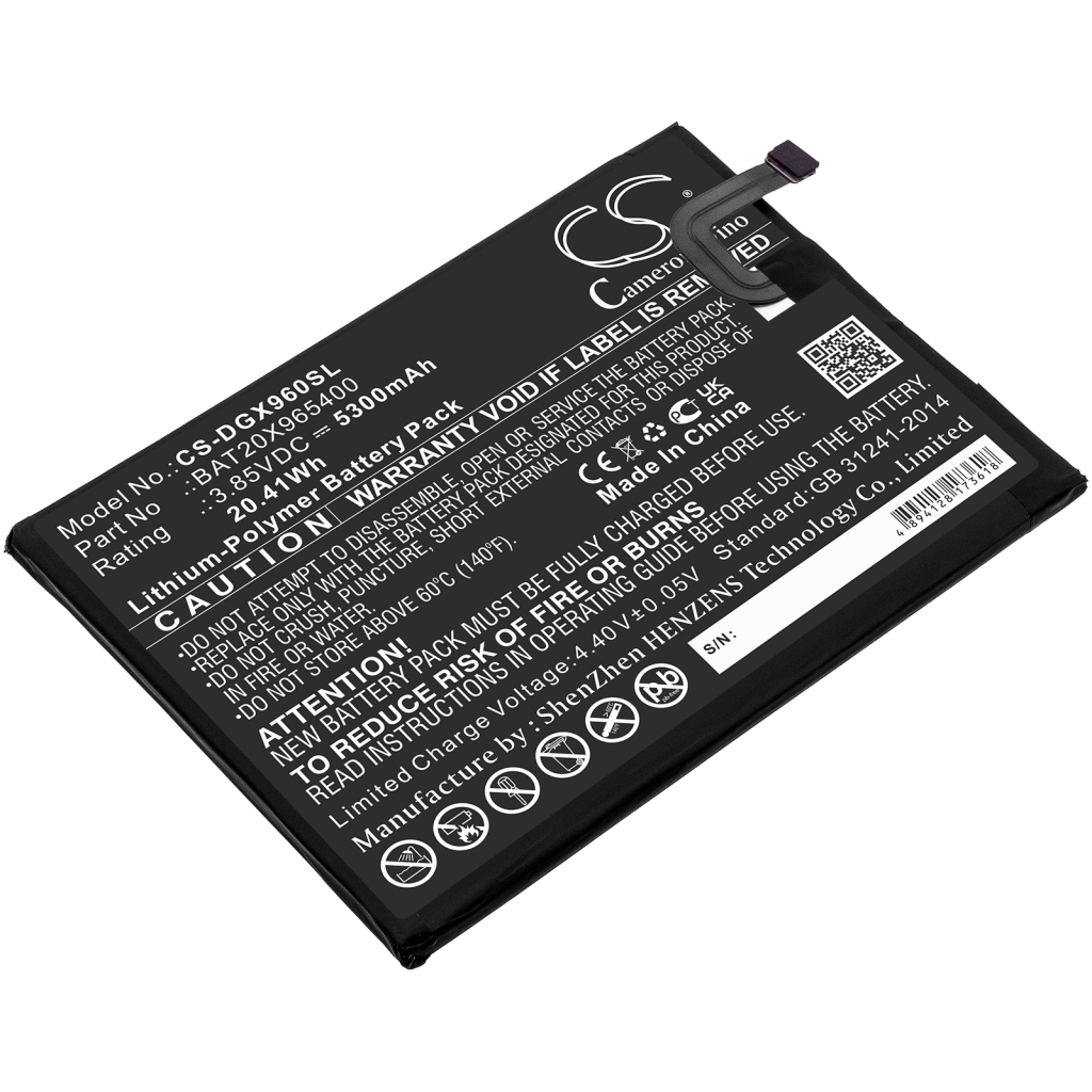 Battery Replaces BAT20X965400