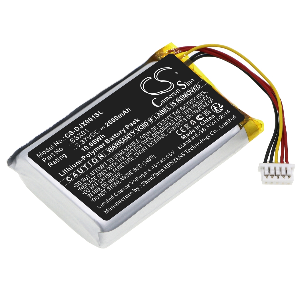 Akkumulátorok Helyettesíti a BSX01-2600-3.87