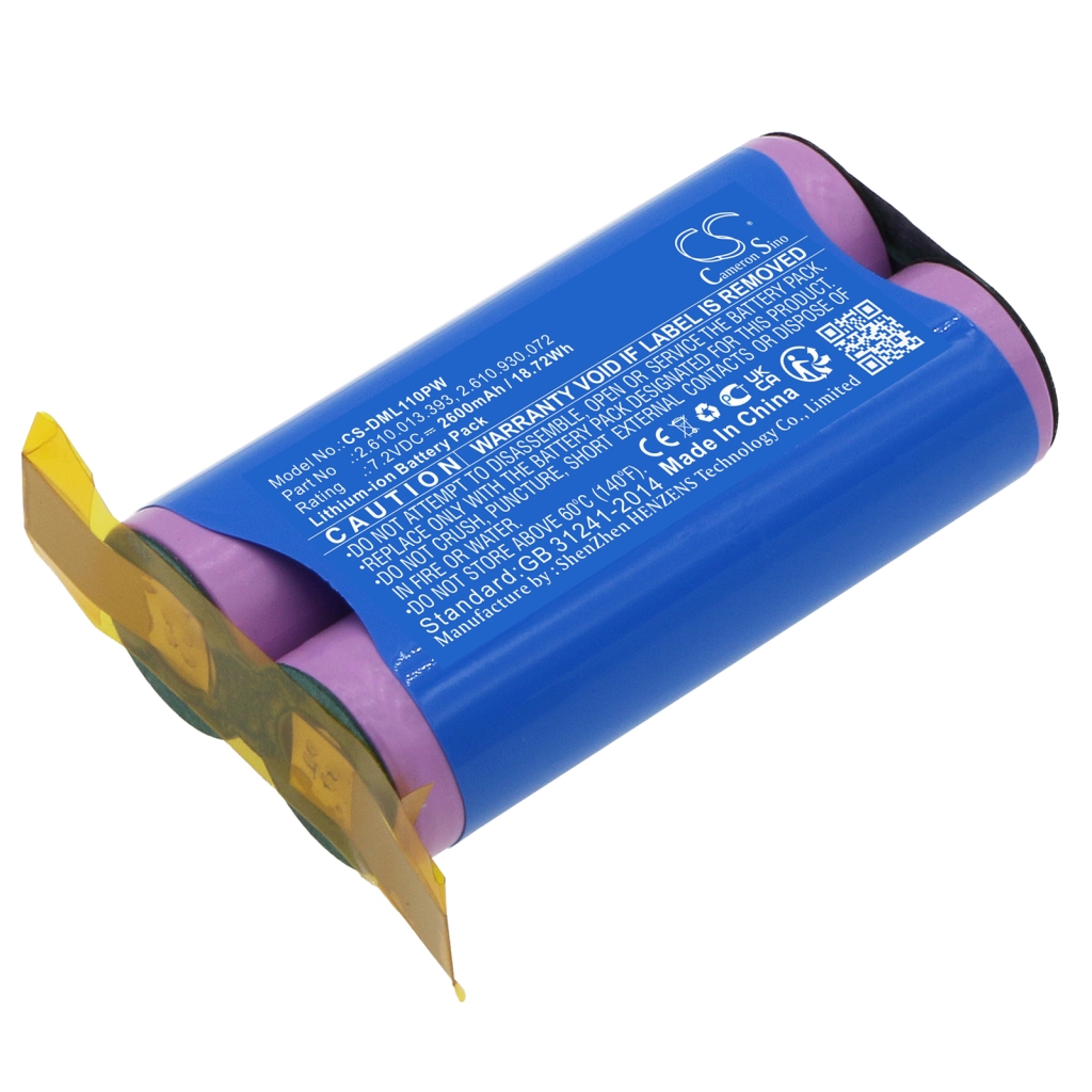Kompatibilis akkumulátor csere Dremel 2.610.013.393,2.610.930.072