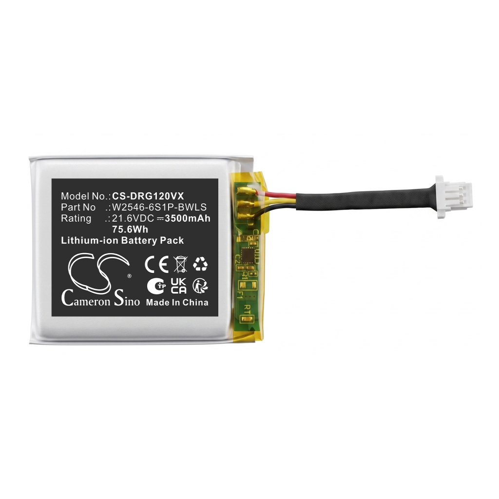 Akkumulátorok kompatibilis a következőkkel Dreame G12 G12 Dual Pro CS-DRG120VX