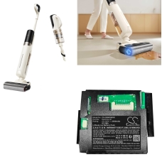 Kompatibilis akkumulátor csere Dreame W2418J-0F