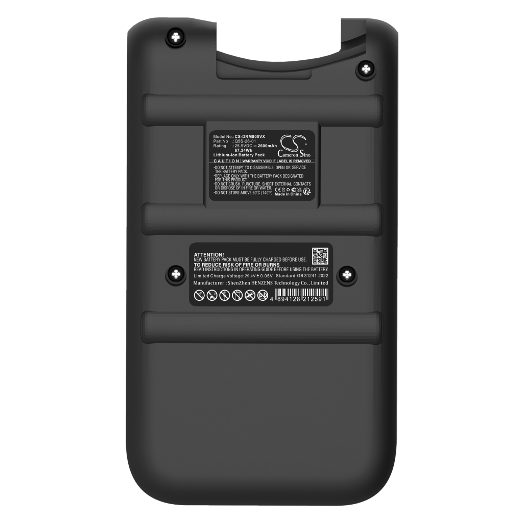 Porszívó akkumulátorok Deerma CS-DRM800VX