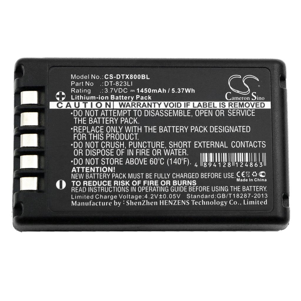 Kompatibilis akkumulátor csere CASIO DT-823LI