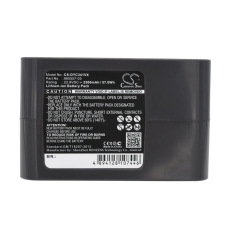 Kompatibilis akkumulátor csere Dyson 202932-01,202932-02,202932-05,202932-06,917083-01...
