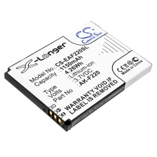 Kompatibilis akkumulátor csere Tiptel AK-F220,SD474050A