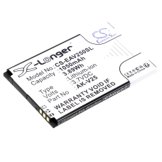 Kompatibilis akkumulátor csere Emporia AK-V25,AK-V25 (V2.0)