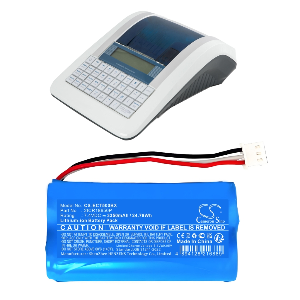 Kompatibilis akkumulátor csere Elcom 2ICR18650P