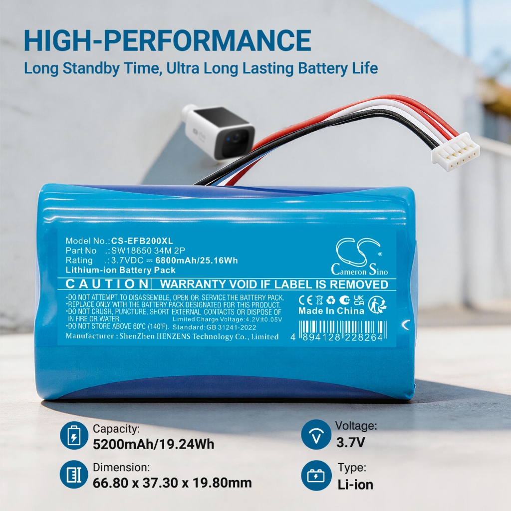 Battery for Eufy T3814