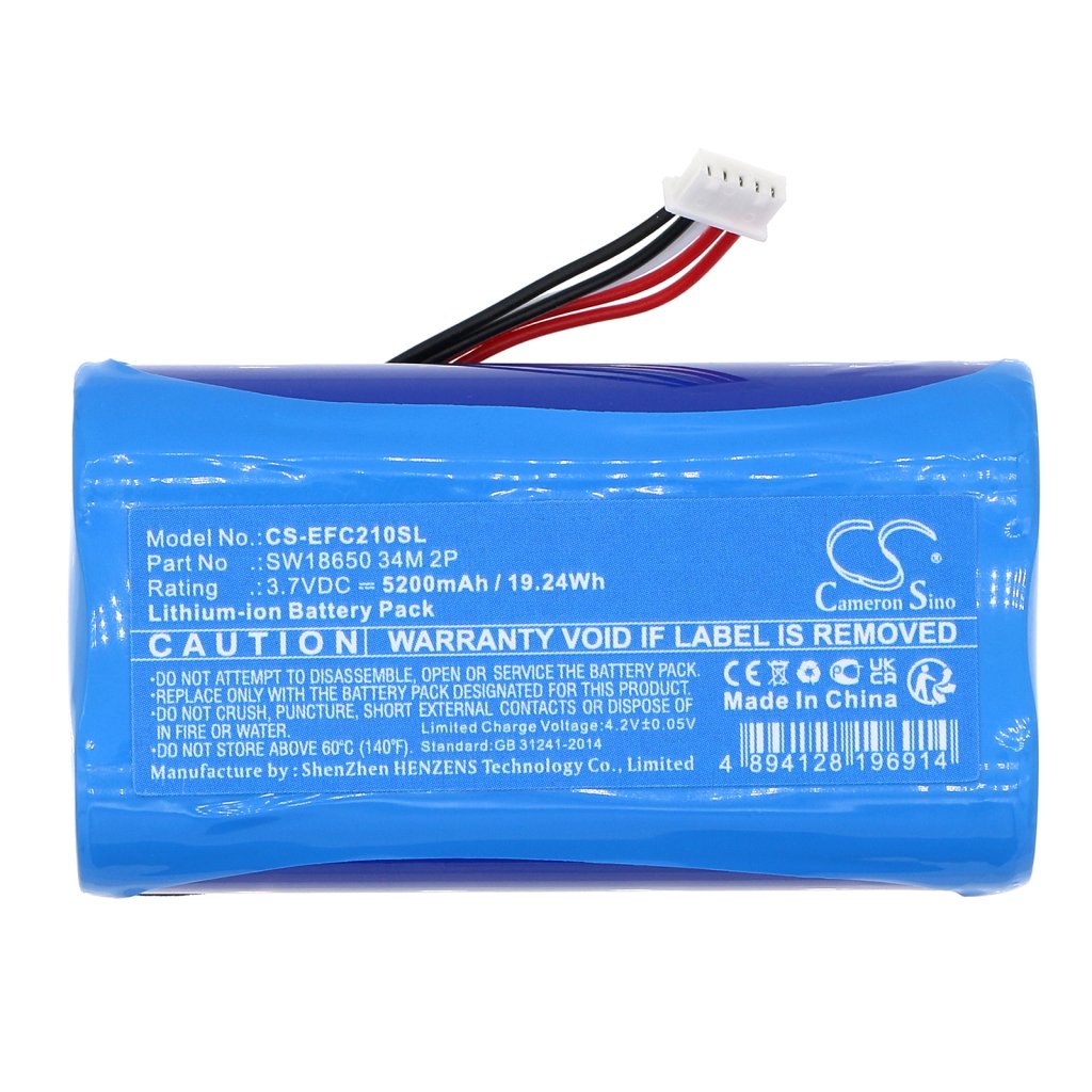 Kompatibilis akkumulátor csere Eufy SW18650 34M 2P