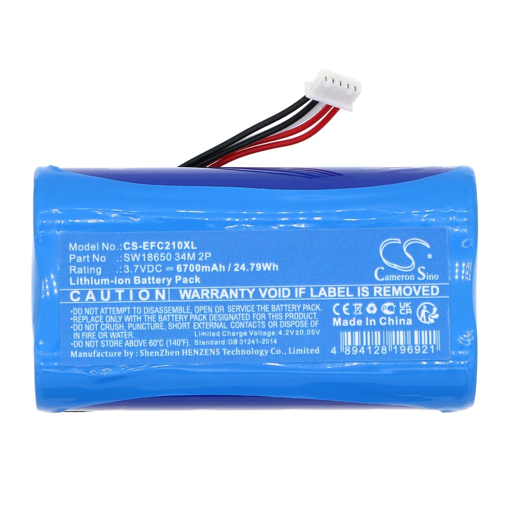Kompatibilis akkumulátor csere Eufy SW18650 34M 2P