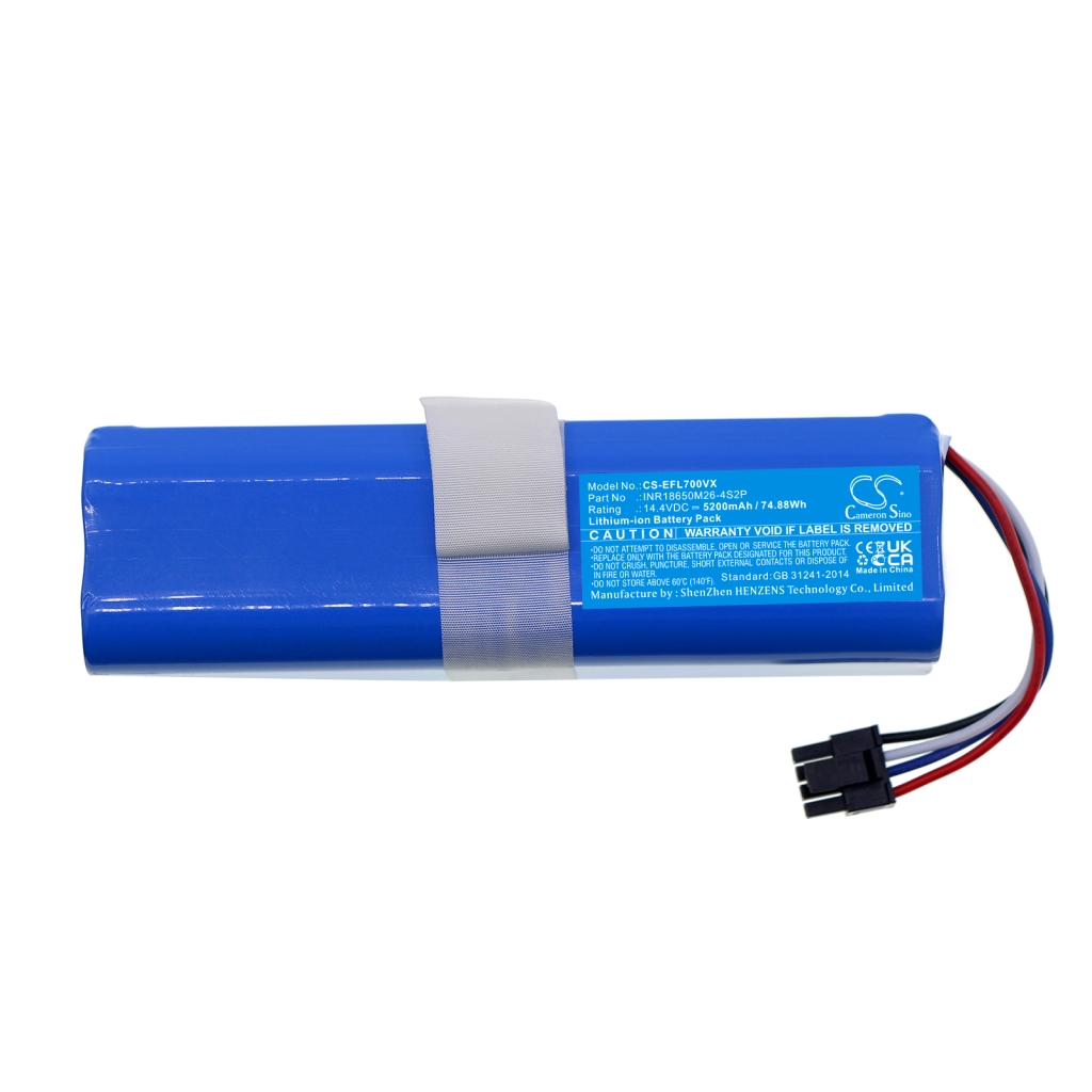 Battery Replaces INR18650M26-4S2P