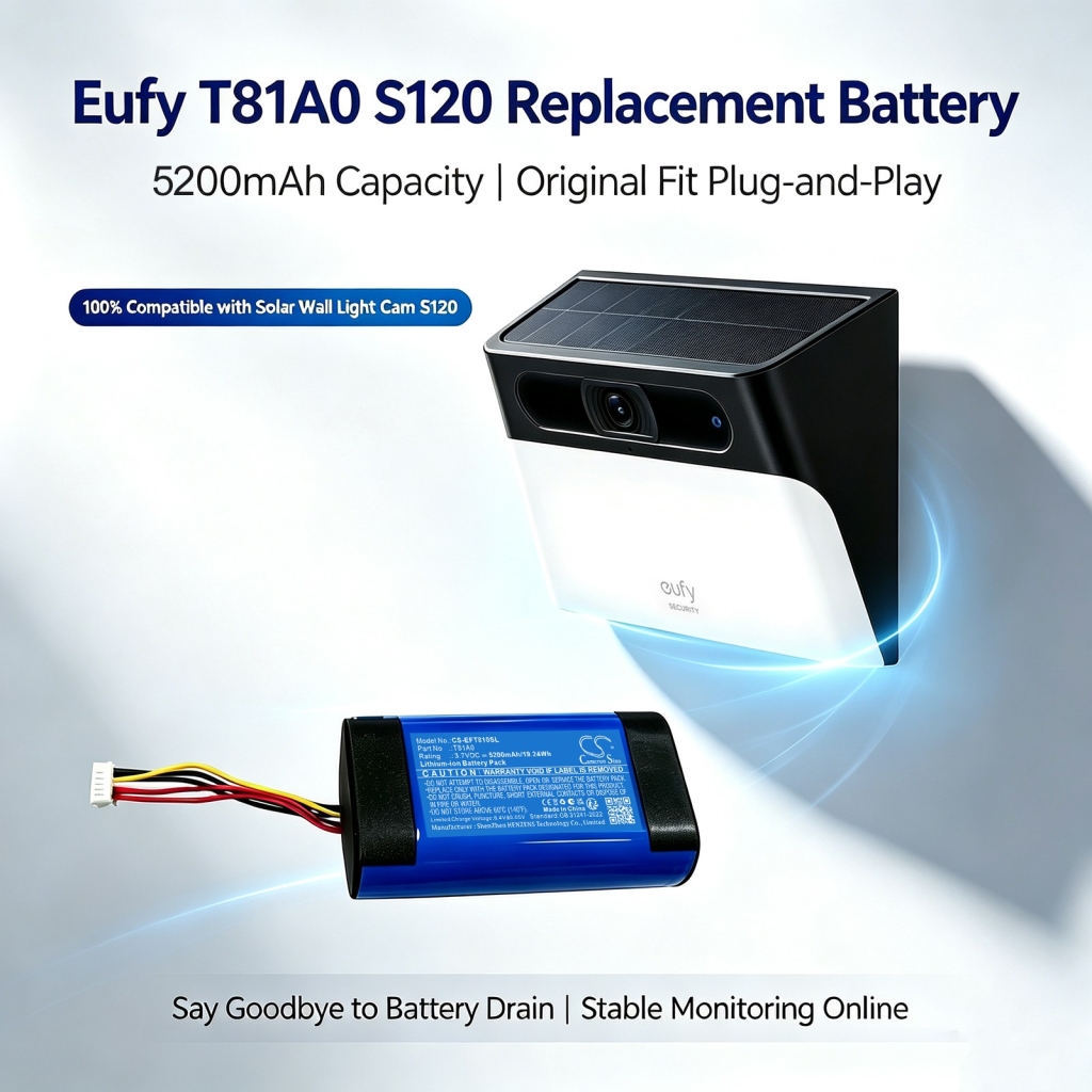 Battery compatible with Home Security Camera Battery