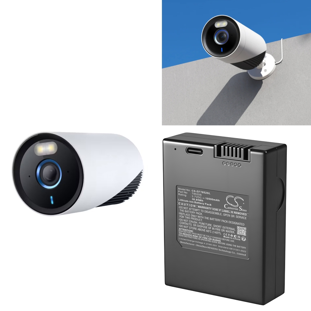 Kompatibilis akkumulátor csere Eufy T8520S