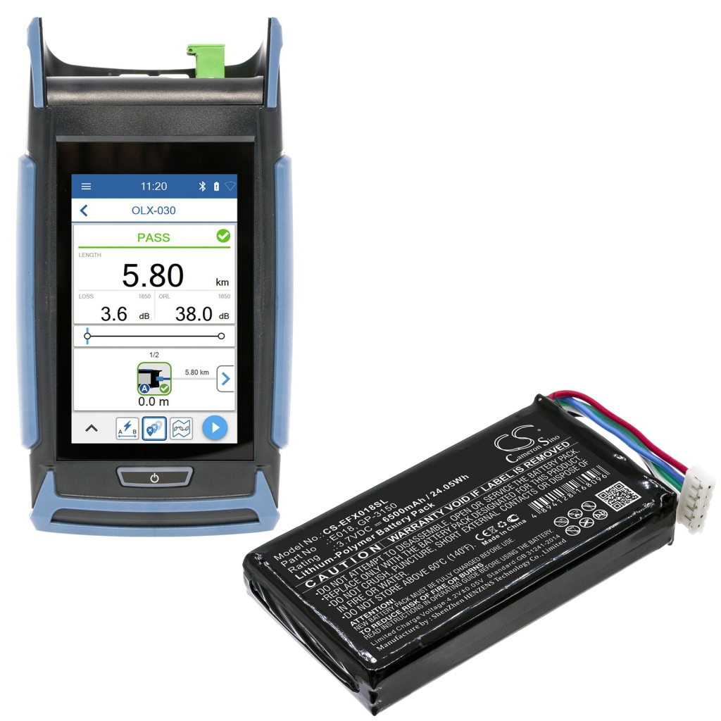 Akkumulátorok szerszámokhoz Exfo OX1 Optical Explorer (CS-EFX018SL)