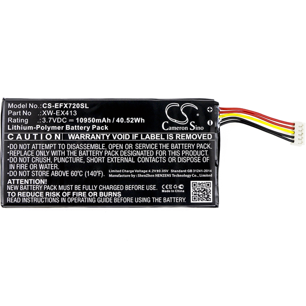 Akkumulátorok szerszámokhoz Exfo MAX-715B (CS-EFX720SL)