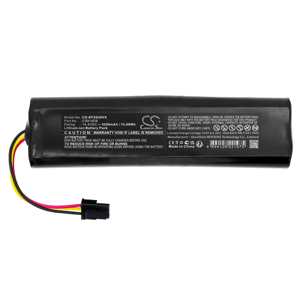 Akkumulátorok Porszívó akkumulátorok CS-EFX829VX